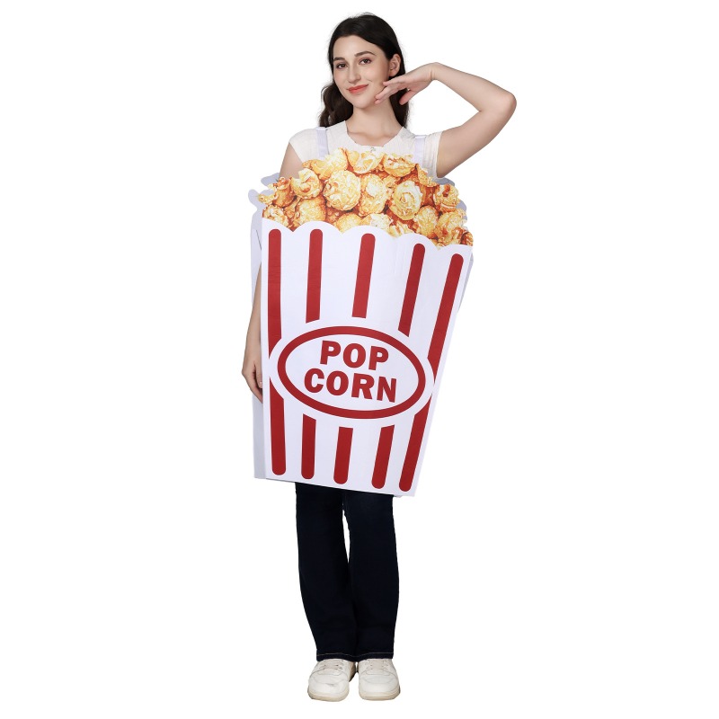 Popcorn - 새로운 할로윈 코스프레 의상 재미있는 팝콘