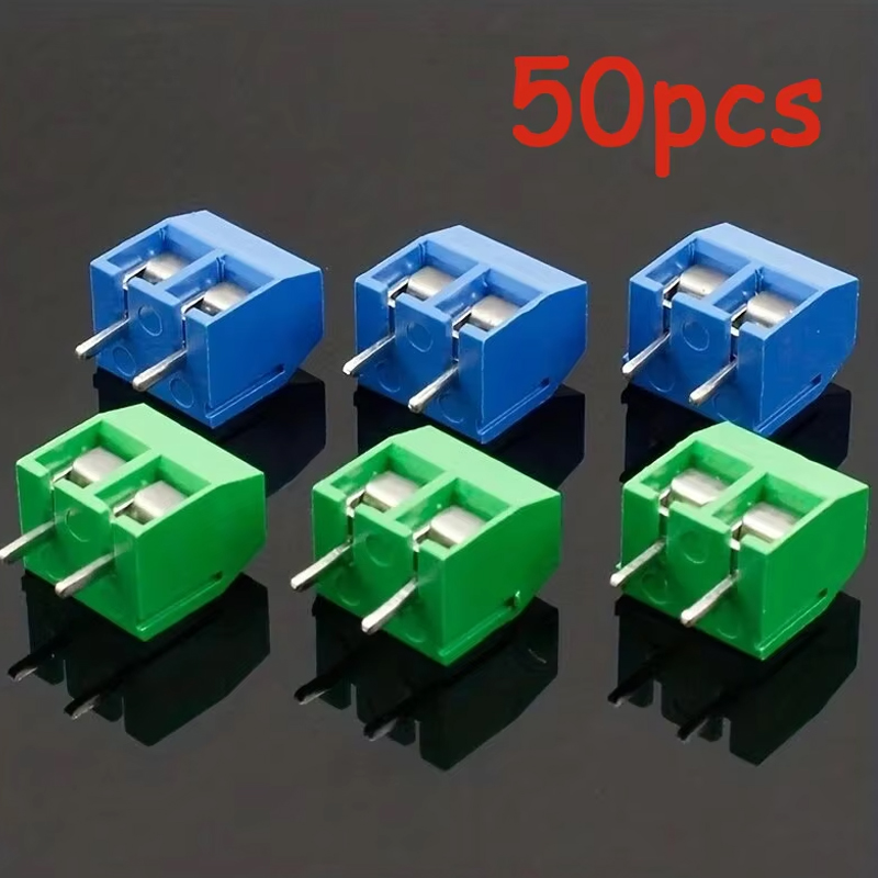 50PCS PCB 터미널 블록 커넥터 피치 5.0mm  - Nuts Mix 리뷰 및 가격