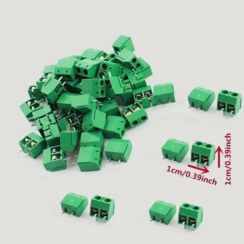50PCS PCB 터미널 블록 커넥터 피치 5.0mm  - Nuts Mix 리뷰 및 가격